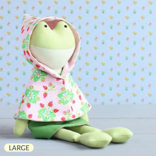 PDF Large Frog Stuffed Animal Sewing Pattern