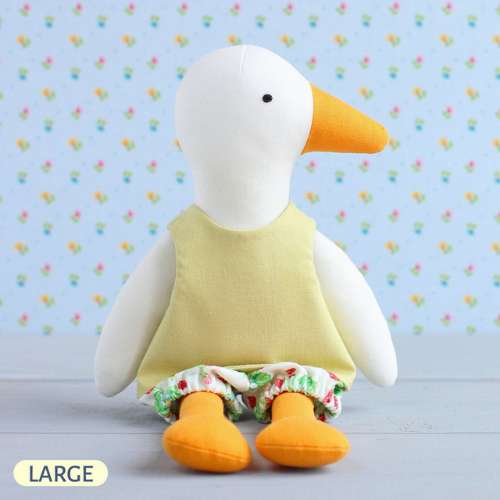 PDF Large Duck Stuffed Animal Sewing Pattern