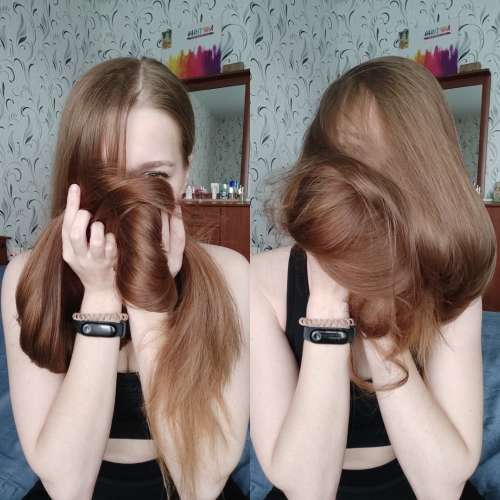 Video (2 min) - Smelling long hair 😍 My hair smells fresh and sweet. Love it