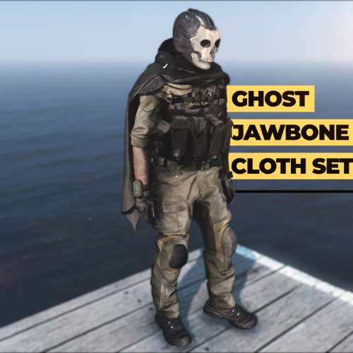 Ghost Jawbone Cloth Set for Dayz