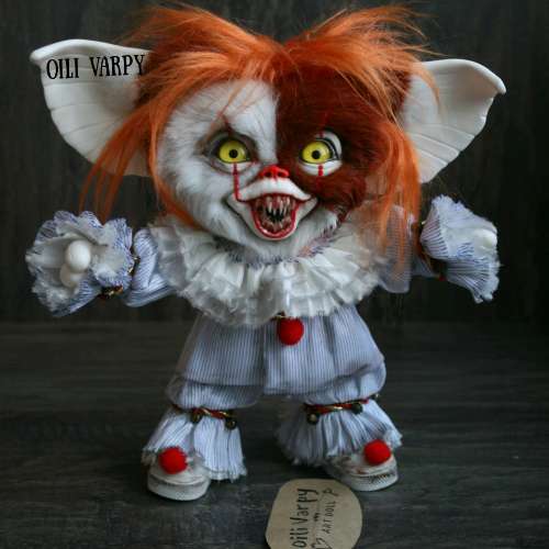 Intricately imagined Mogwai dolls