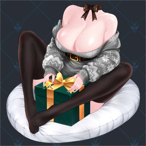 Xmas Vtuber asset PNG + PSD Asset