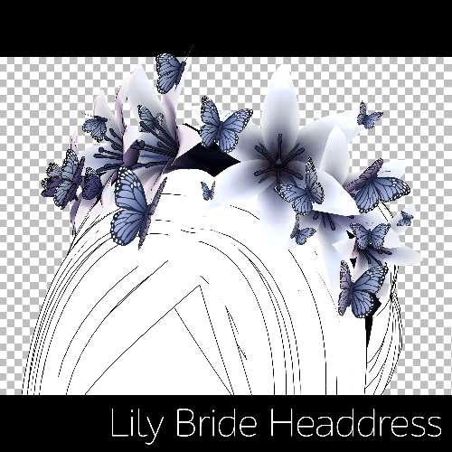 [MMD] Lily Bride Headdress