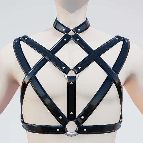 [MMD] Male Leather Harness [Download Stuff]