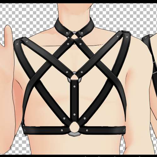 [MMD] Male Leather Harness [Download Stuff]