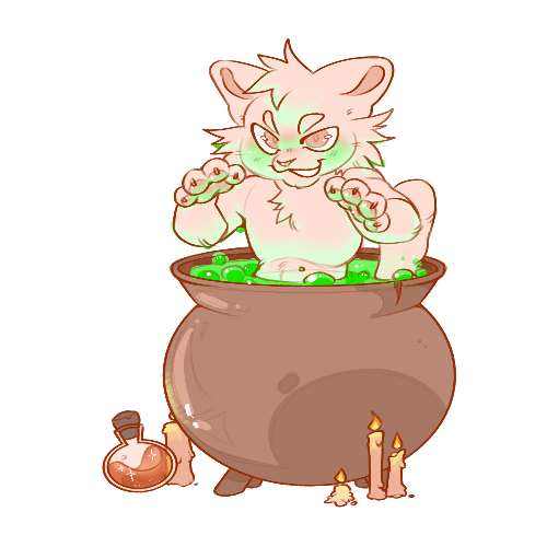 HALLOWEEN YCH | the witch's cauldron