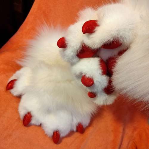 PDF pattern 4 fingers toony paws