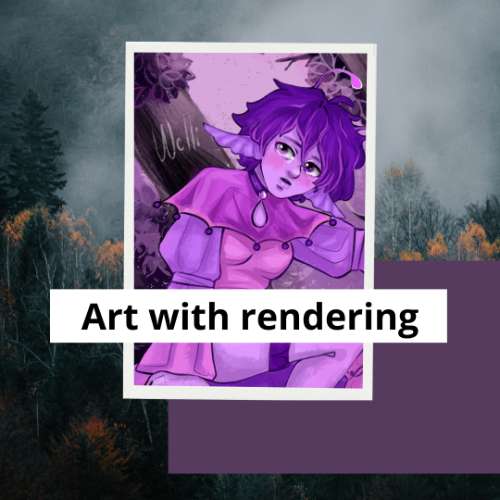 Art with rendering