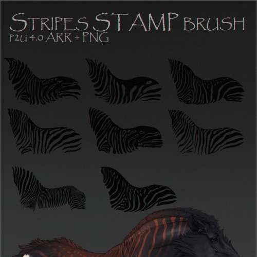 Stripes STAMP brush