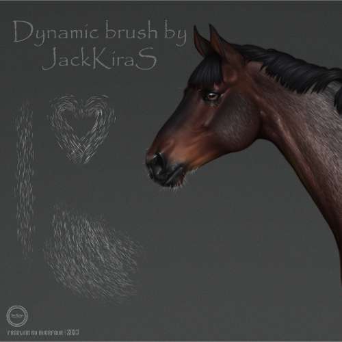 Dynamic fur brush