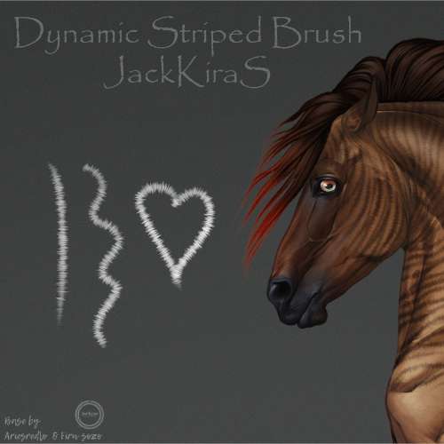 Dynamic Striped Brush