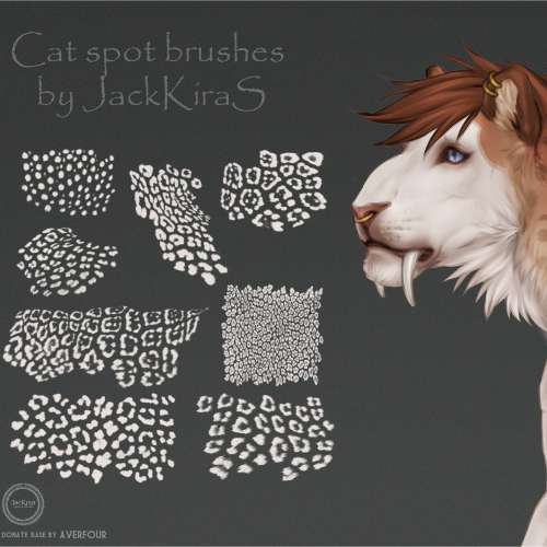 Cat spot brushes