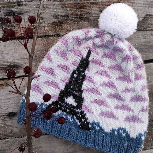 Paris Hat Knitting Pattern [English]