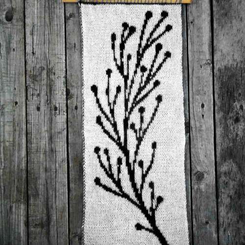 Floral Leaf Wall Hanging Knitting & Crochet Patterns [English]