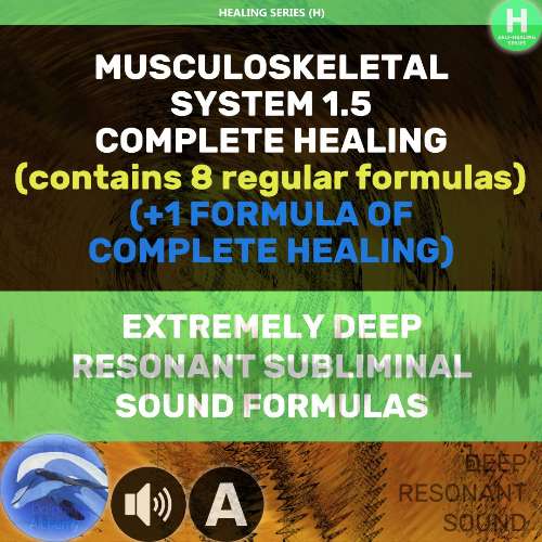 02 🐬🔊 MUSCULOSKELETAL SYSTEM 1.5 (Contains 8+1 formulas) Access to the audio files