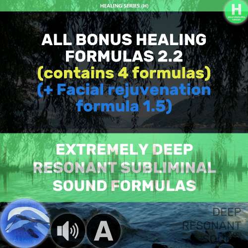 00 🐬🔊 ALL BONUS FORMULAS 2.2 + Facial reguvenation formula (Contains 5 formulas) Access to the audio files