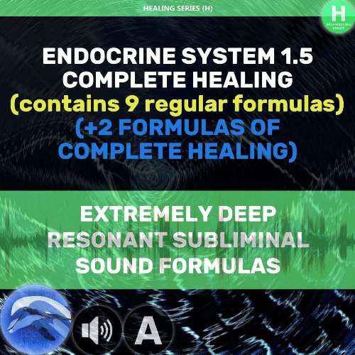 04 🐬🔊 ENDOCRINE SYSTEM 1.5 (Contains 9+2 formulas) Access to the audio files