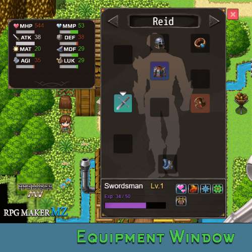 Equipment Window [PRO] (MV, MZ) + future updates