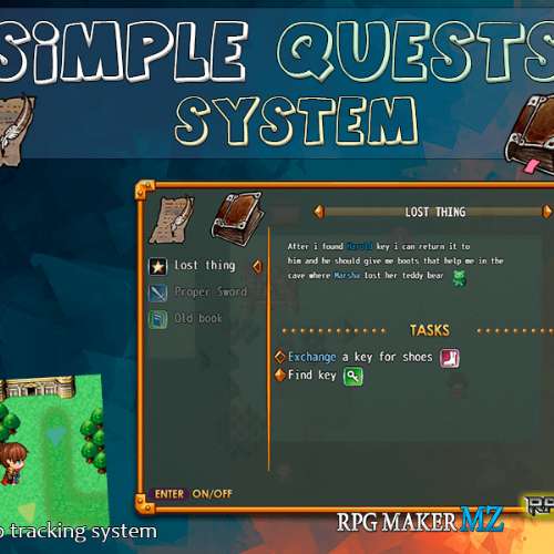 Simple Quests System [PRO] (MV, MZ) + future updates
