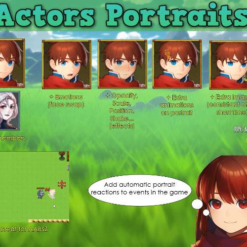 Actors Portraits [PRO] (MV, MZ) + future updates