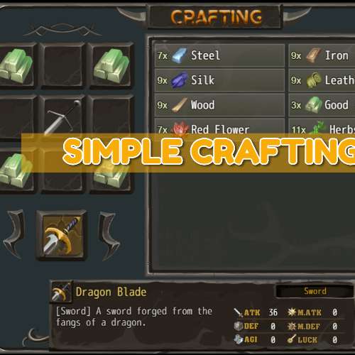 Simple Crafting [PRO] (MV, MZ) + future updates