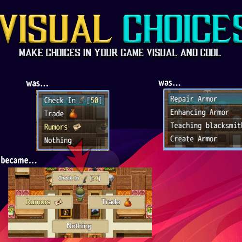 Visual Choices PRO [MV, MZ] + future updates