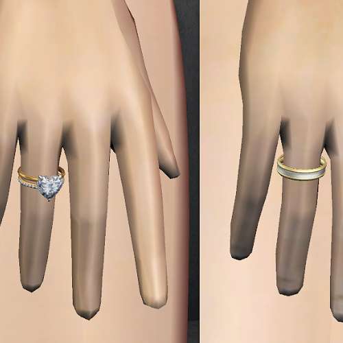 wedding rings man and woman (teen-elder)