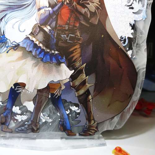 Clive and Jill standee