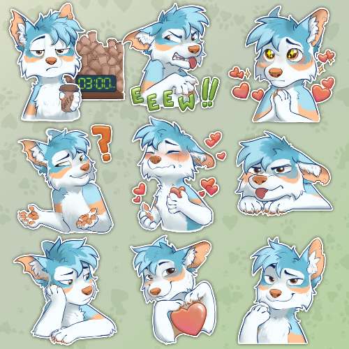 stickers commission