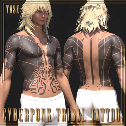 -C9's Cyberpunk Tribal Tatto- [TBSE]