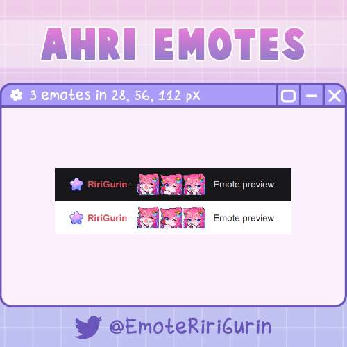 Ahri Emotes