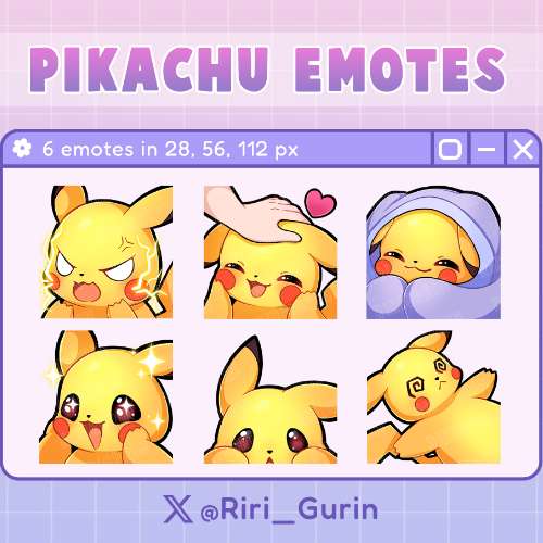 Pikachu Emotes