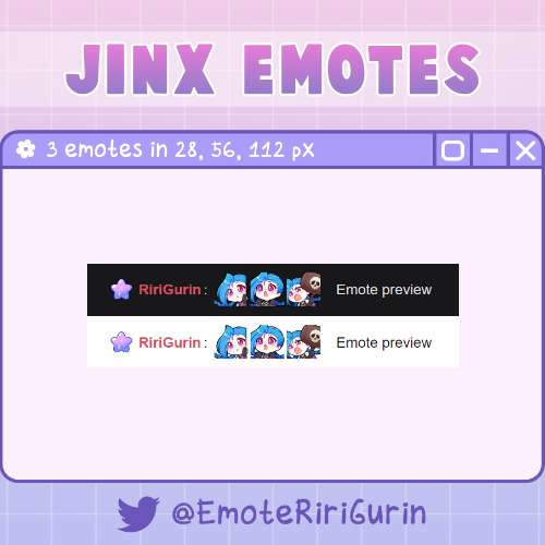 Jinx Emotes