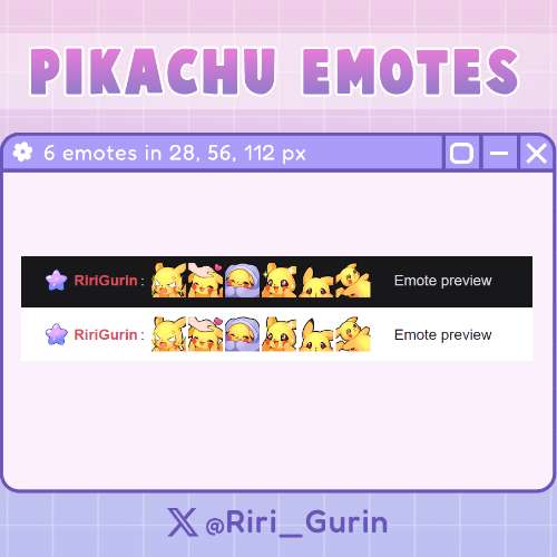 Pikachu Emotes