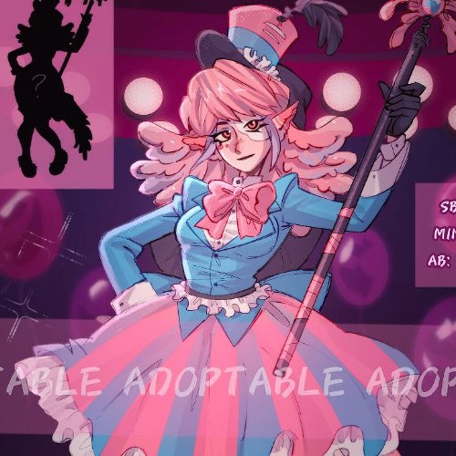 Adoptable - Circus Axolotl 