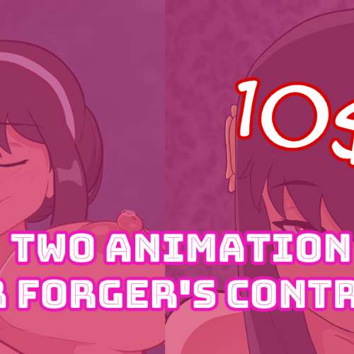 Two animations Yor Forger's contract 