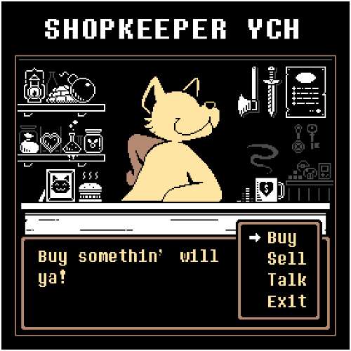 Shopkeeper YCH