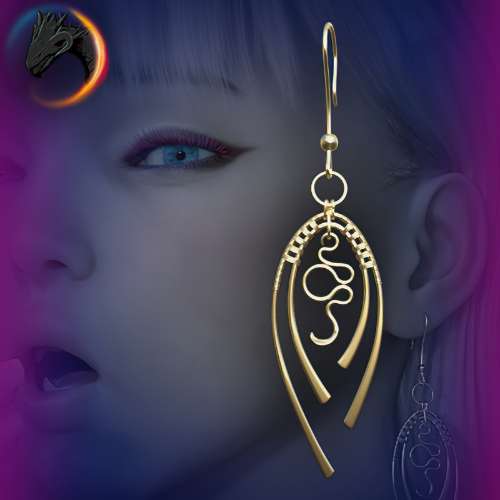 Sinc Earrings for Genesis 8 and 8.1 Female