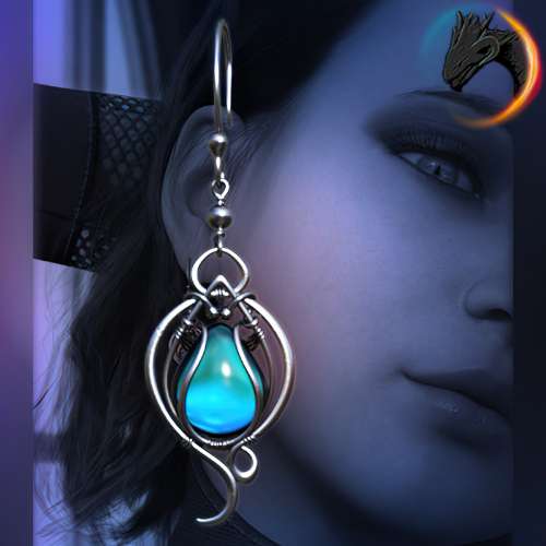 Caeli Earrings for Genesis 8 and 8.1 Female