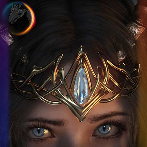 TA Diadem for Genesis 8 and 8.1 Female