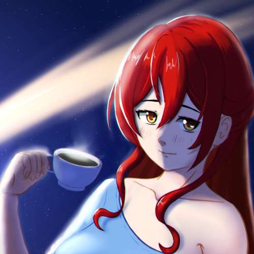 Night Coffee with Himeko