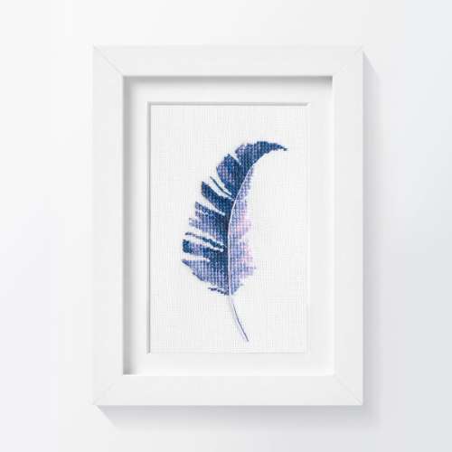 Blue feather