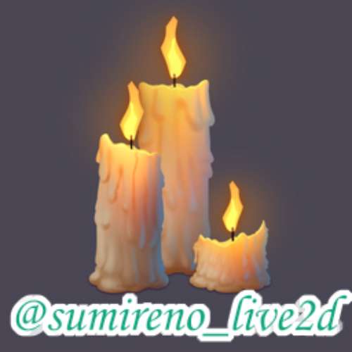 Candles Live2D asset for VTube Studio