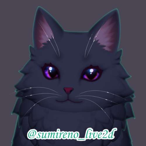 Witchy cat vtuber model for VTube Studio