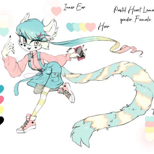 [ADOPT] Pastel Heart Lemur