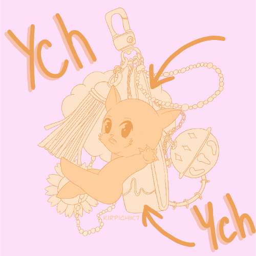 ych chibi keychain 