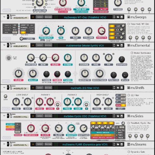 muTableAudibleRack ReFill (Combinator 2.0 patches for VCVRack 2 Pro)