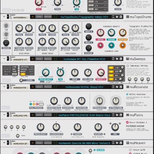 muTableAudibleRack ReFill (Combinator 2.0 patches for VCVRack 2 Pro)